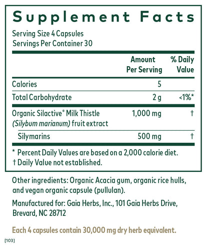 Milk Thistle 1000